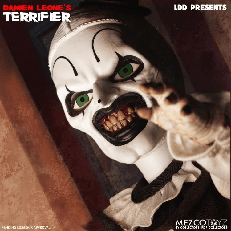 MEZ91017 Terrifier - Art the Clown Living Dead Doll - Mezco Toyz - Titan Pop Culture