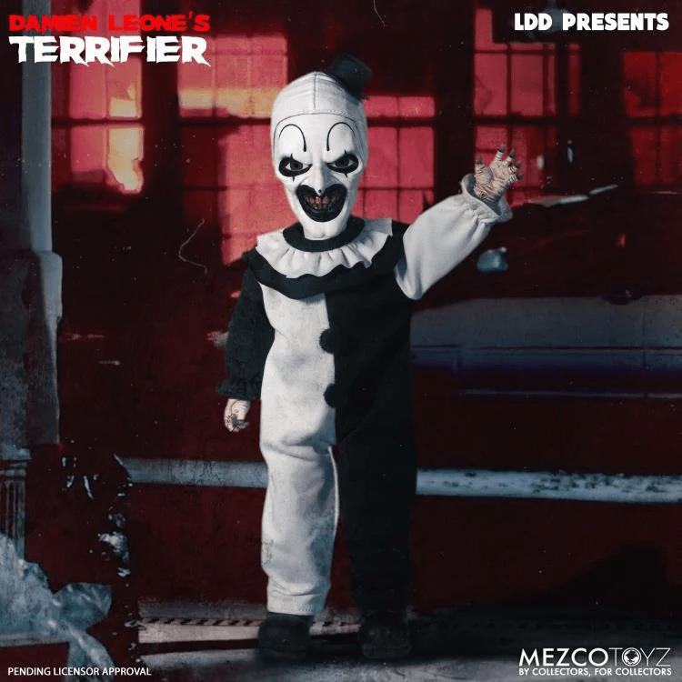 MEZ91017 Terrifier - Art the Clown Living Dead Doll - Mezco Toyz - Titan Pop Culture