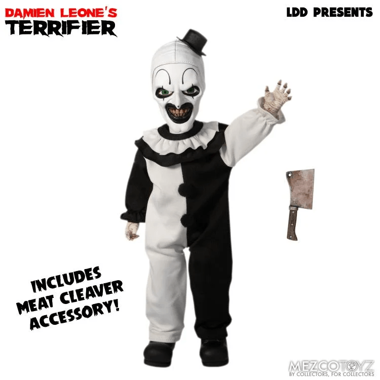 MEZ91017 Terrifier - Art the Clown Living Dead Doll - Mezco Toyz - Titan Pop Culture