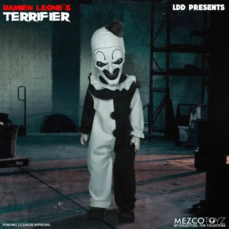 MEZ91017 Terrifier - Art the Clown Living Dead Doll - Mezco Toyz - Titan Pop Culture