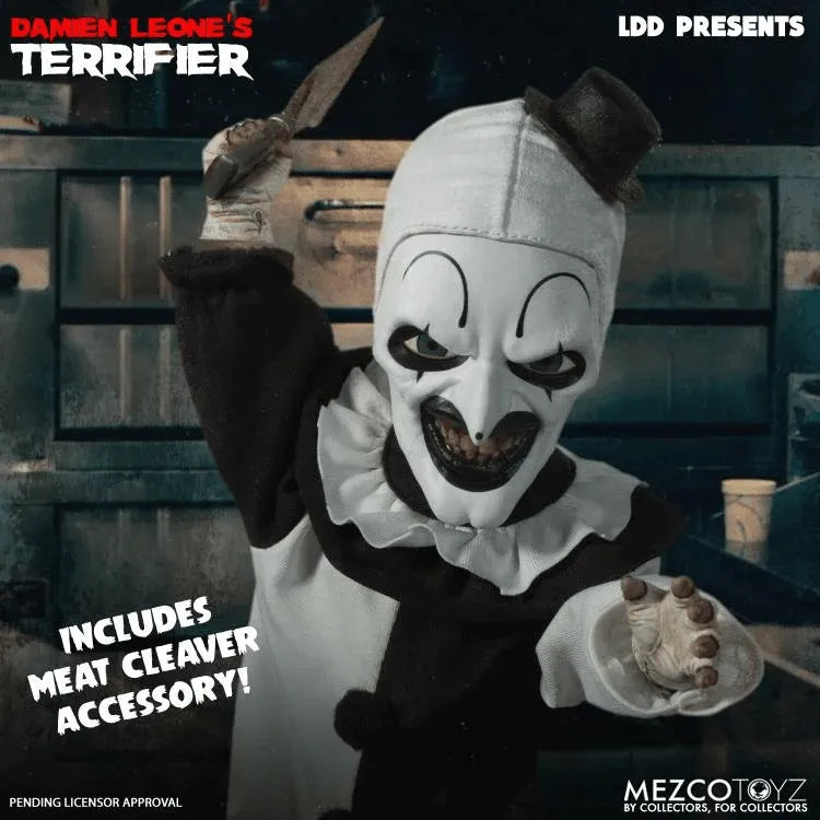 MEZ91017 Terrifier - Art the Clown Living Dead Doll - Mezco Toyz - Titan Pop Culture