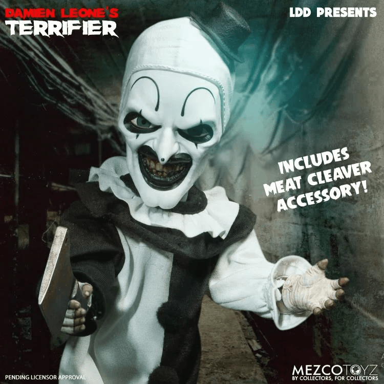 MEZ91017 Terrifier - Art the Clown Living Dead Doll - Mezco Toyz - Titan Pop Culture