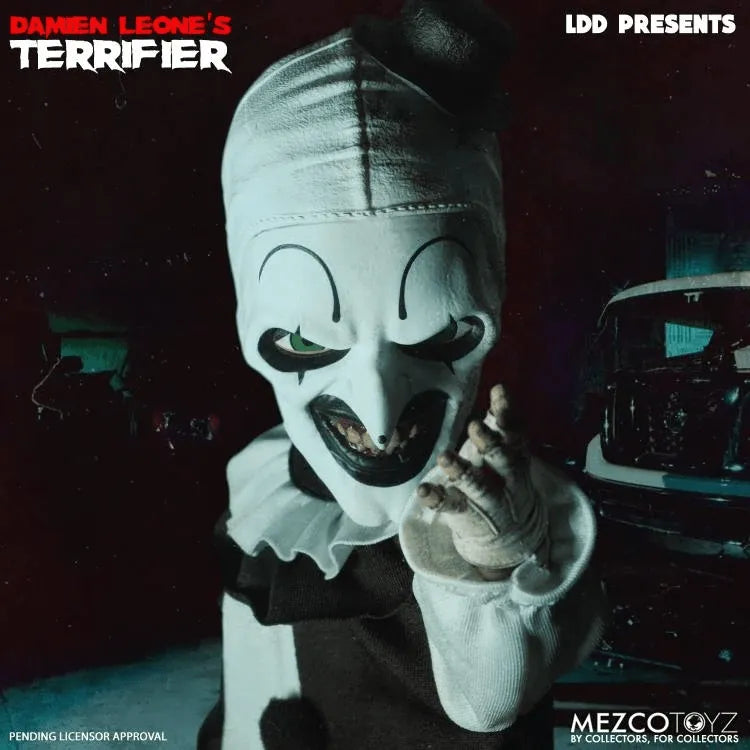 MEZ91017 Terrifier - Art the Clown Living Dead Doll - Mezco Toyz - Titan Pop Culture