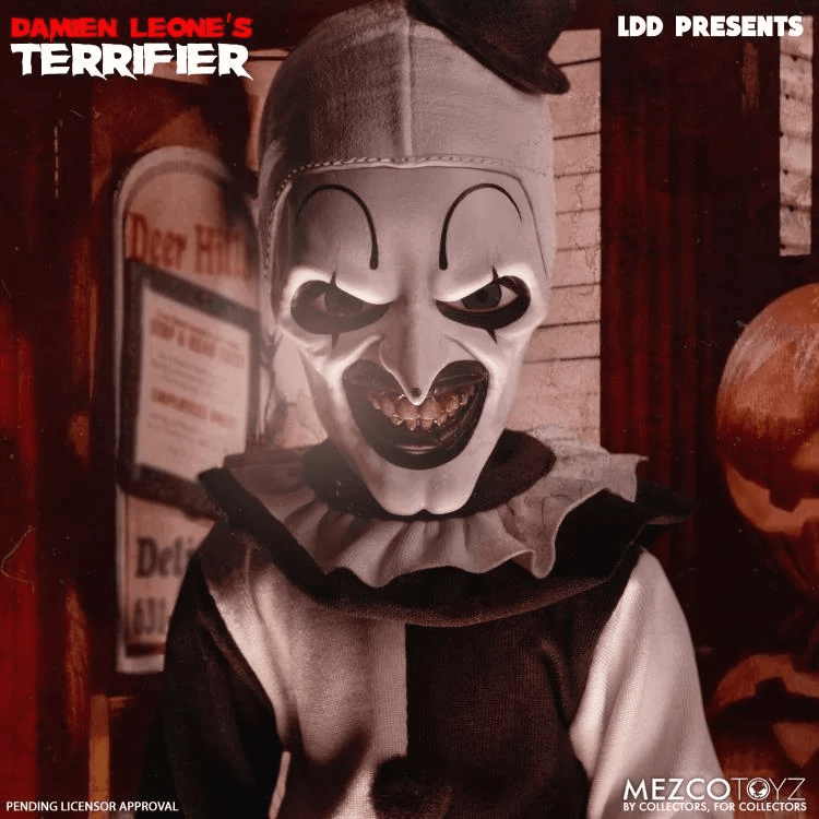 MEZ91017 Terrifier - Art the Clown Living Dead Doll - Mezco Toyz - Titan Pop Culture