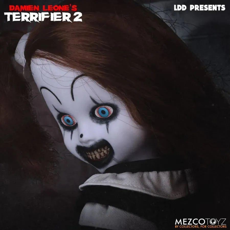 MEZ91021 LDD Presents - Terrifier: Little Pale Girl Figure - Mezco Toyz - Titan Pop Culture