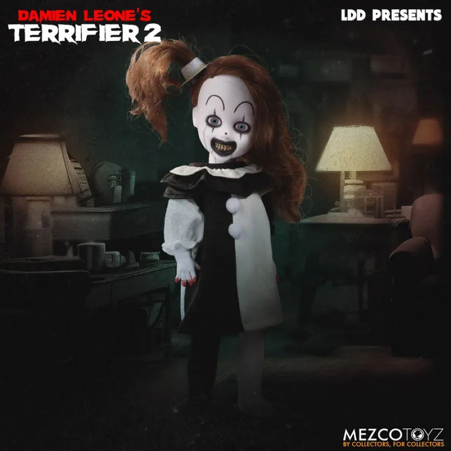 MEZ91021 LDD Presents - Terrifier: Little Pale Girl Figure - Mezco Toyz - Titan Pop Culture