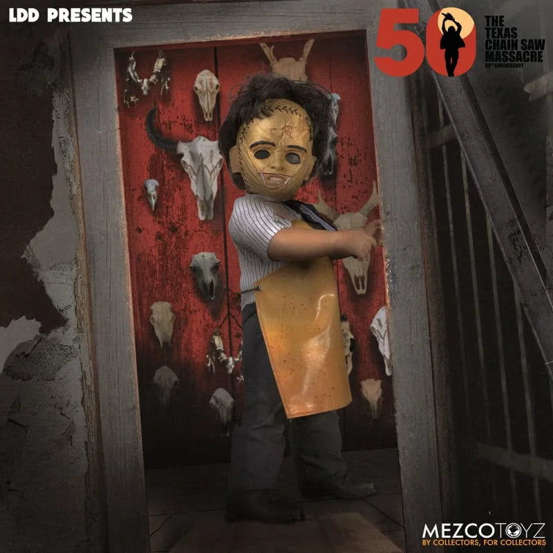 MEZ93533 LDD Presents - Texas Chainsaw Massacre (1974) Leatherface 10" Doll - Mezco Toyz - Titan Pop Culture