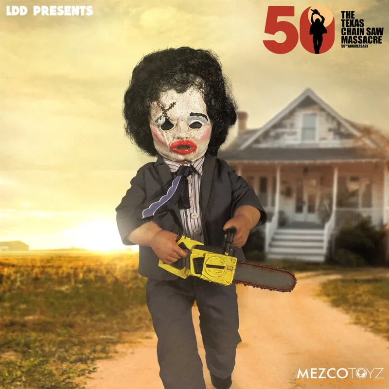 MEZ93533 LDD Presents - Texas Chainsaw Massacre (1974) Leatherface 10" Doll - Mezco Toyz - Titan Pop Culture