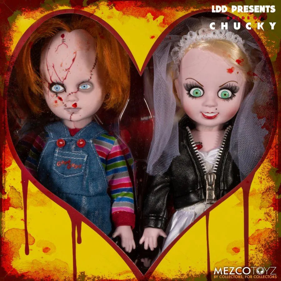 MEZ94280 Living Dead Dolls - Chucky & Tiffany 2-Pack - Mezco Toyz - Titan Pop Culture