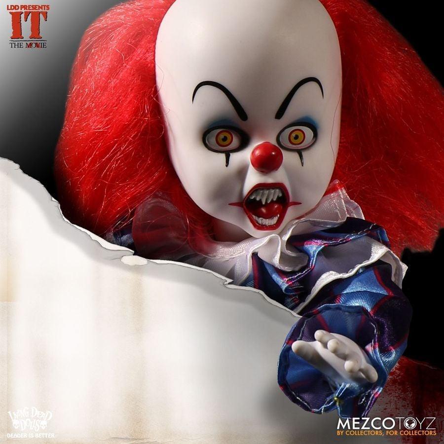 MEZ99120 Living Dead Dolls - It (1990) Pennywise - Mezco Toyz - Titan Pop Culture