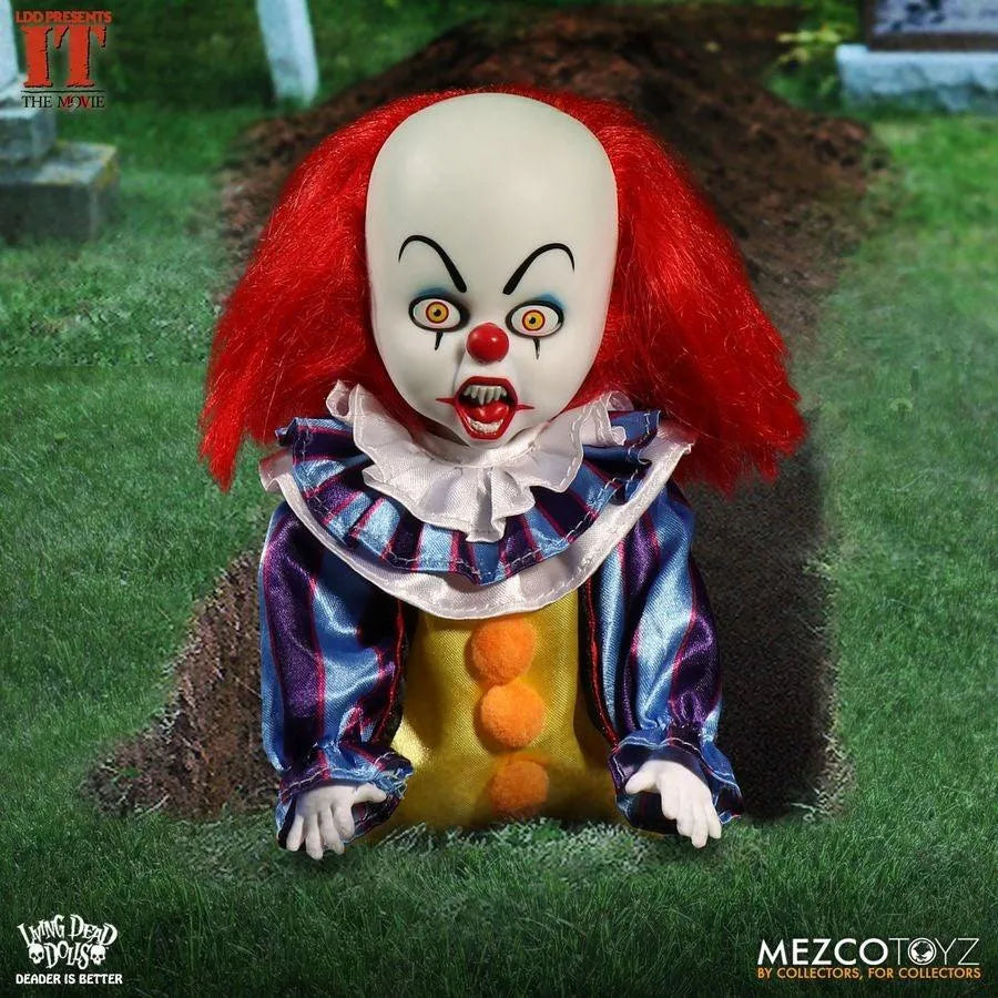 MEZ99120 Living Dead Dolls - It (1990) Pennywise - Mezco Toyz - Titan Pop Culture