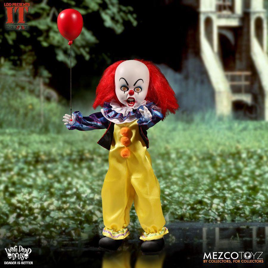 MEZ99120 Living Dead Dolls - It (1990) Pennywise - Mezco Toyz - Titan Pop Culture