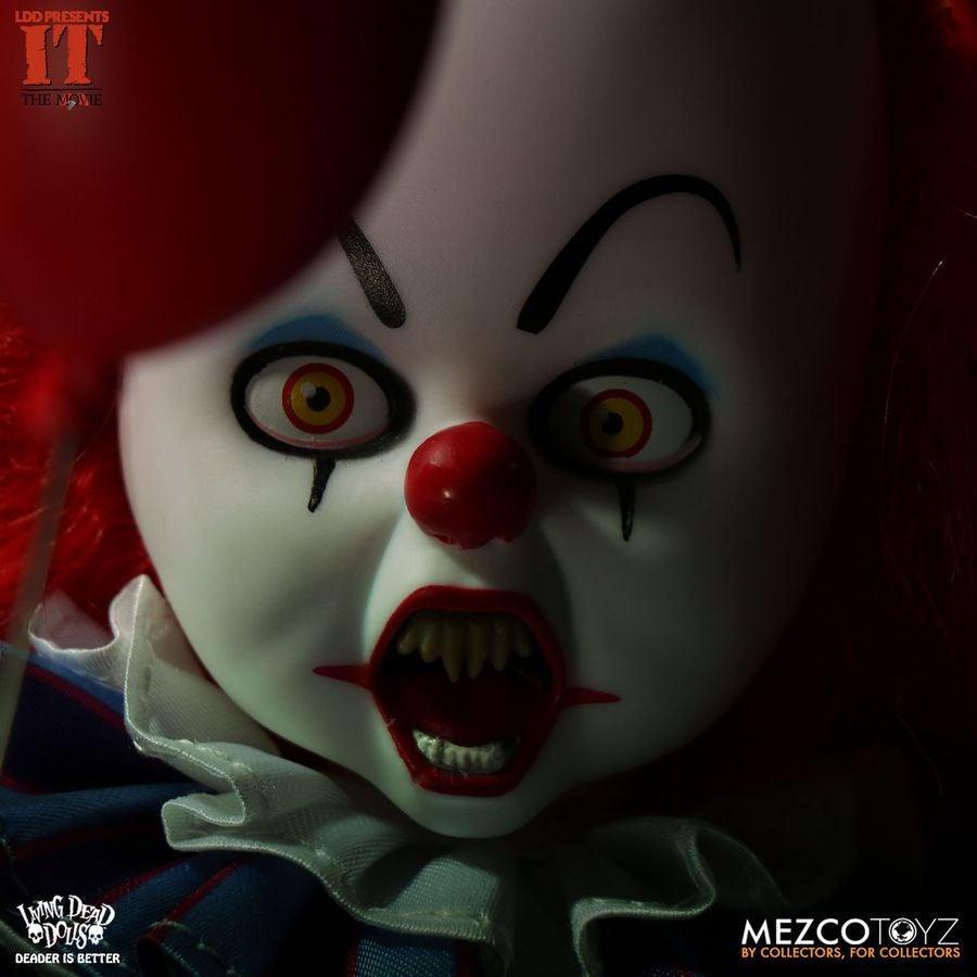 MEZ99120 Living Dead Dolls - It (1990) Pennywise - Mezco Toyz - Titan Pop Culture