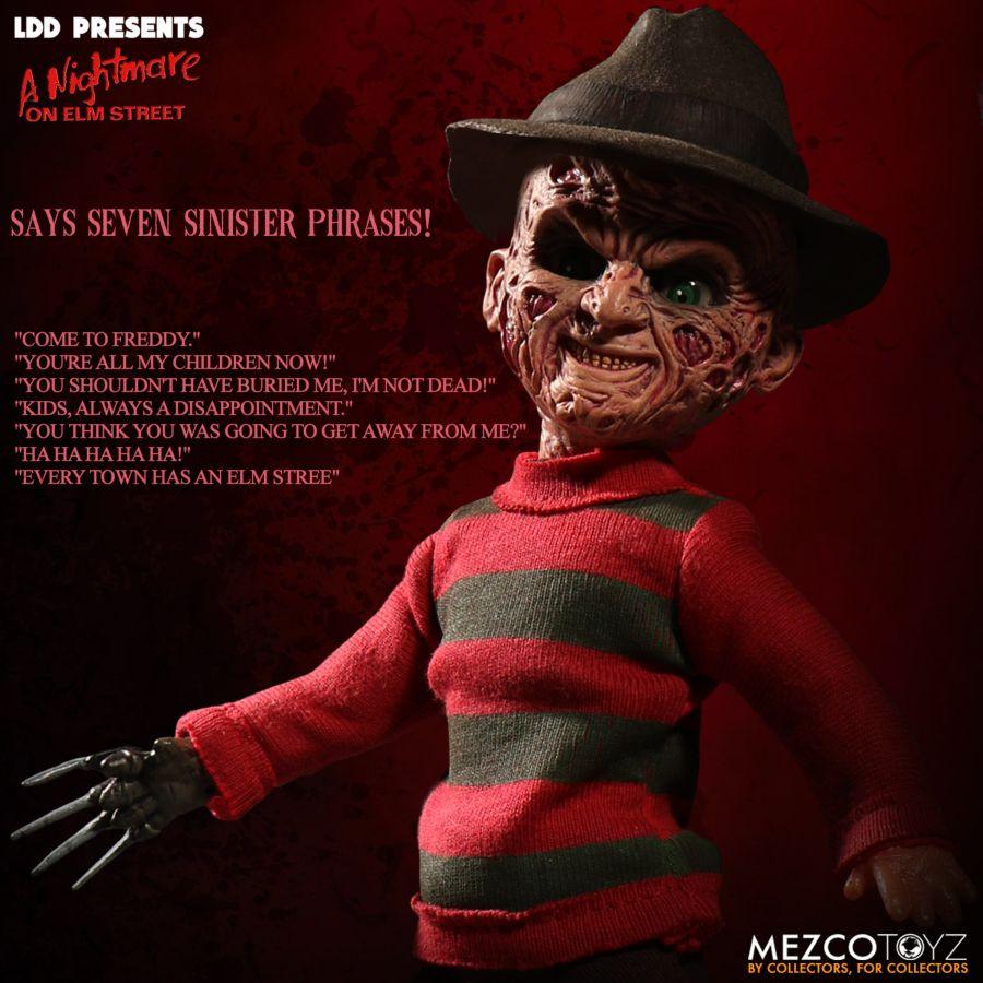 MEZ99400 Living Dead Dolls - Freddy Krueger with Sound - Mezco Toyz - Titan Pop Culture