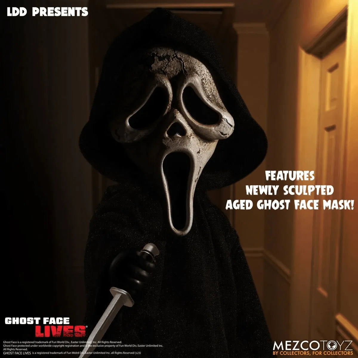 MEZ99541 LDD Presents - Ghostface Zombie Edition - Mezco Toyz - Titan Pop Culture