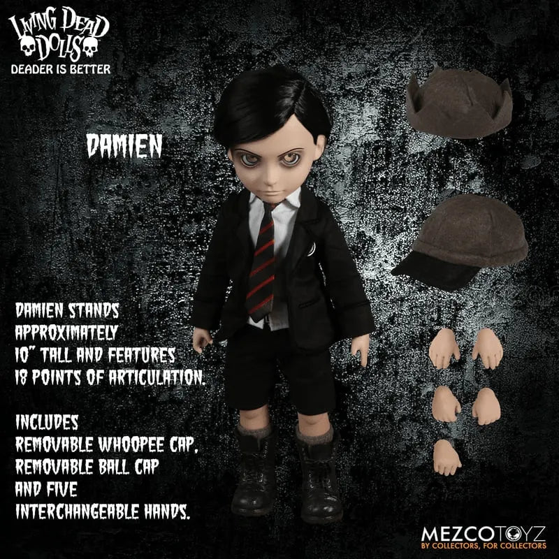 MEZ99666 Living Dead Dolls - Damien Mega Figure - Mezco Toyz - Titan Pop Culture