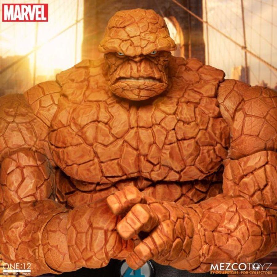 MEZAUS77600B Marvel Comics - Fantastic Four Deluxe Steel One:12 Action Figure Boxed Set - Mezco Toyz - Titan Pop Culture