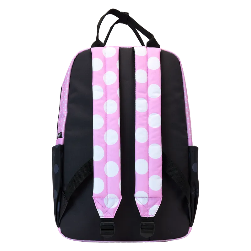 Mochila de nailon de tamaño completo con diseño floral de Minnie de Disney