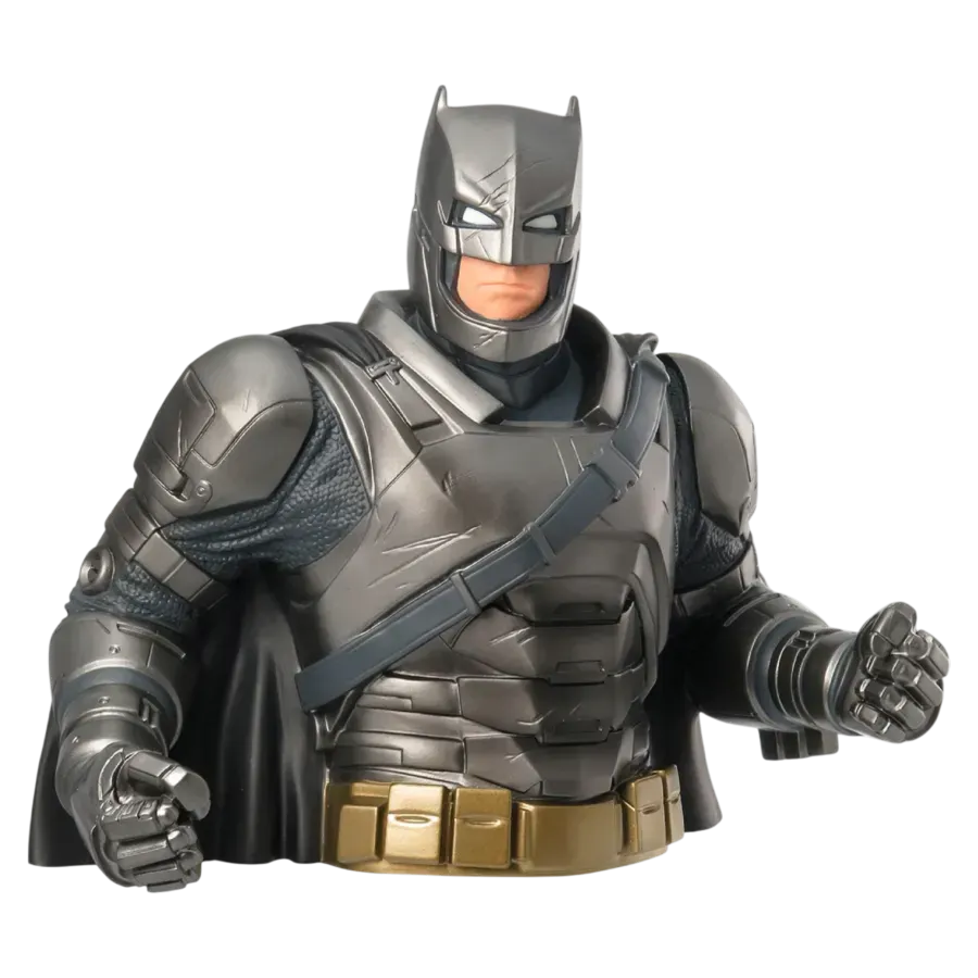 MON45494 Batman vs Superman: Dawn of Justice - Armoured Batman Bust Bank - Monogram International - Titan Pop Culture