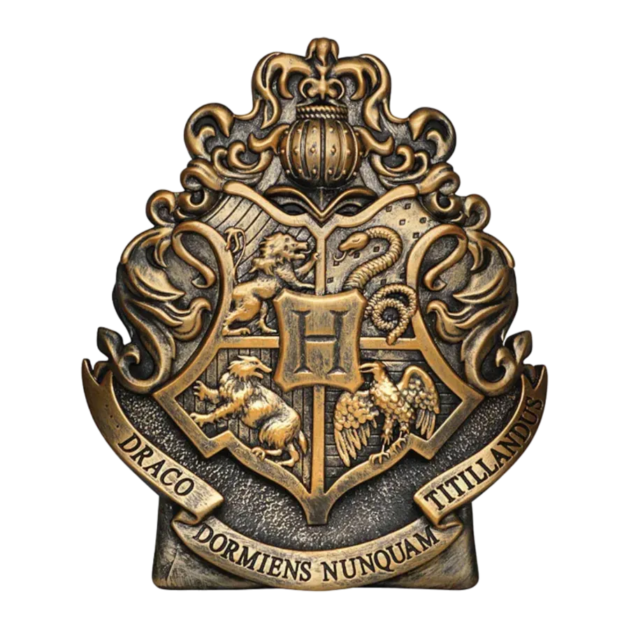 MON48689 Harry Potter - Hogwarts Crest Logo PVC Bank - Monogram International - Titan Pop Culture