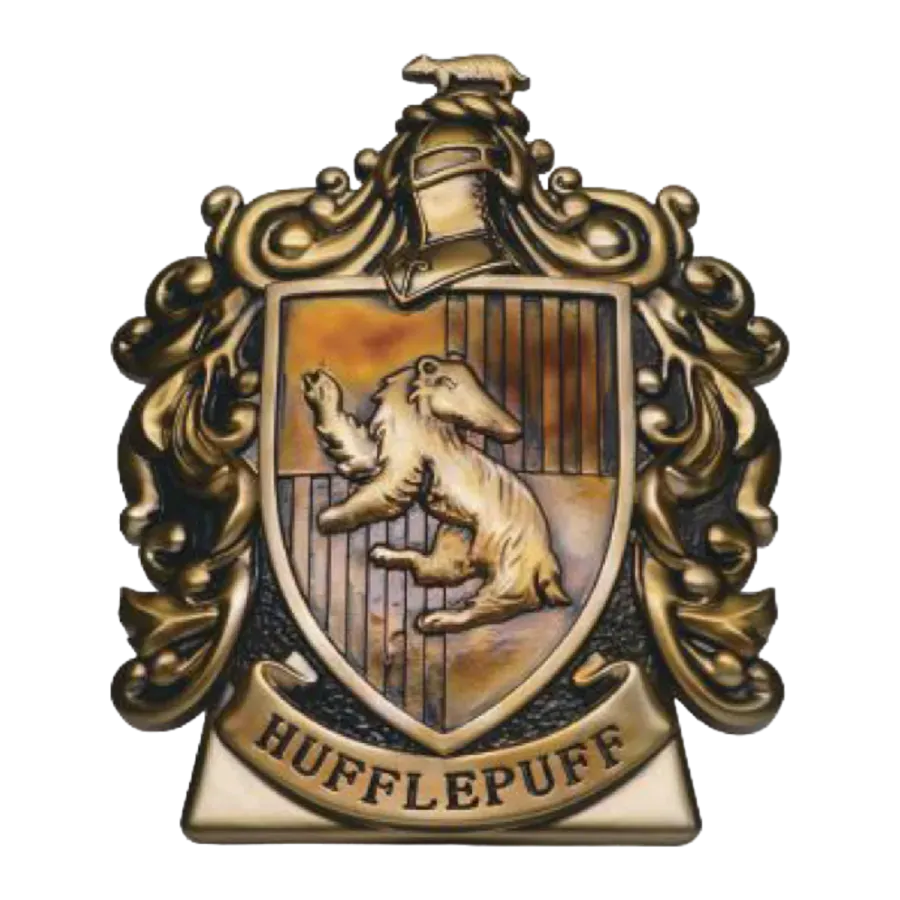 MON48702 Harry Potter - Hufflepuff Crest Logo PVC Bank - Monogram International - Titan Pop Culture