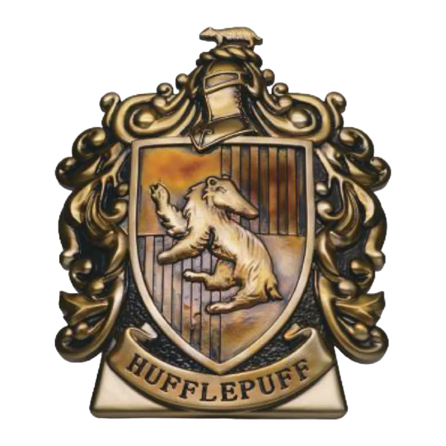 MON48702 Harry Potter - Hufflepuff Crest Logo PVC Bank - Monogram International - Titan Pop Culture