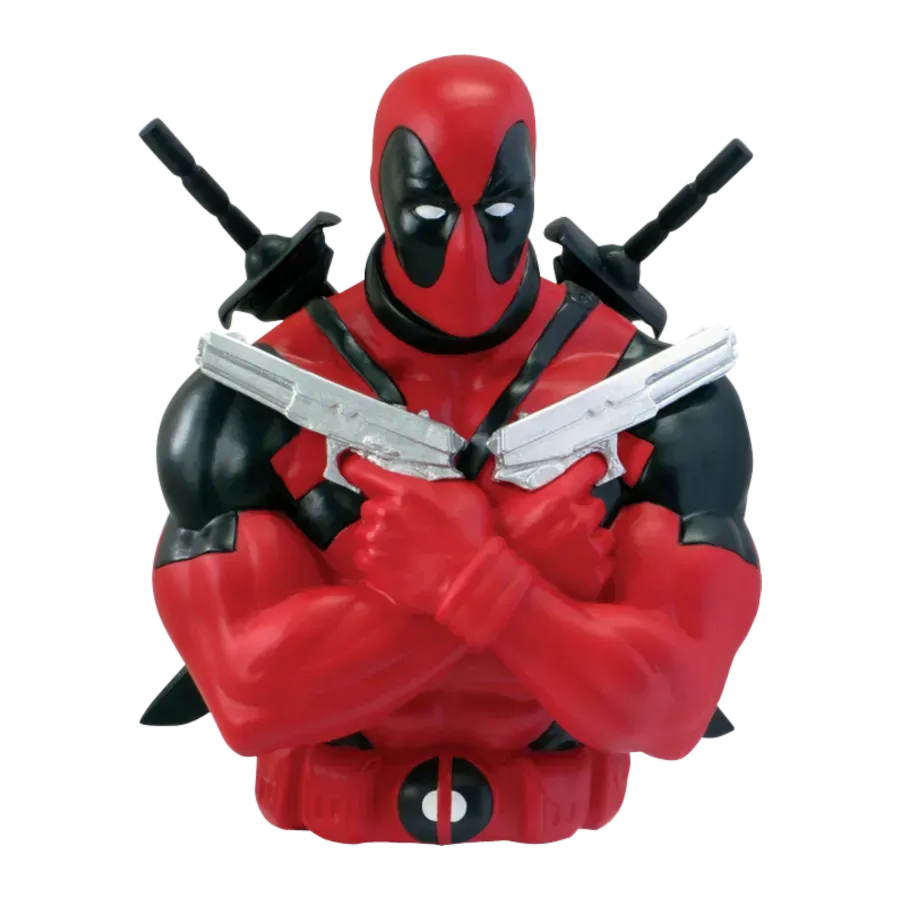 MON67409 Marvel Comics - Deadpool Bust Bank - Monogram International - Titan Pop Culture