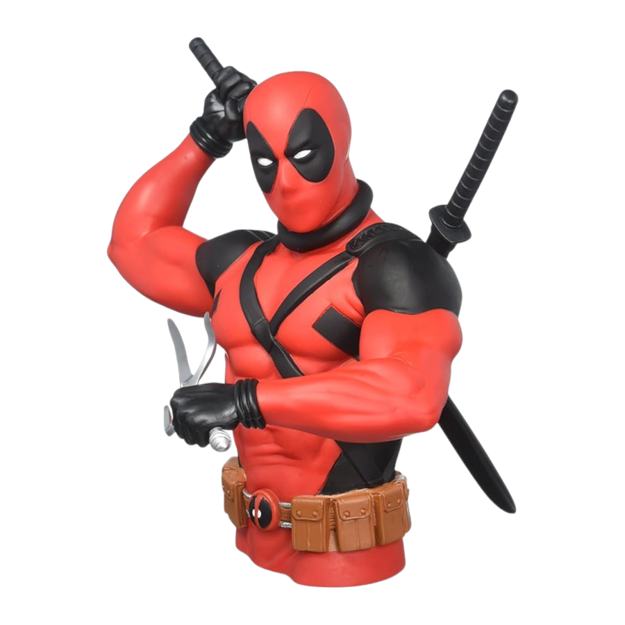 MON68636 Marvel - Deadpool Bust Bank - Monogram International - Titan Pop Culture