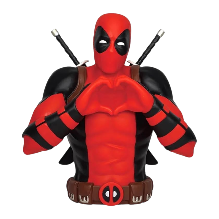 MON68992 Marvel Comics - Deadpool Bust Bank - Monogram International - Titan Pop Culture