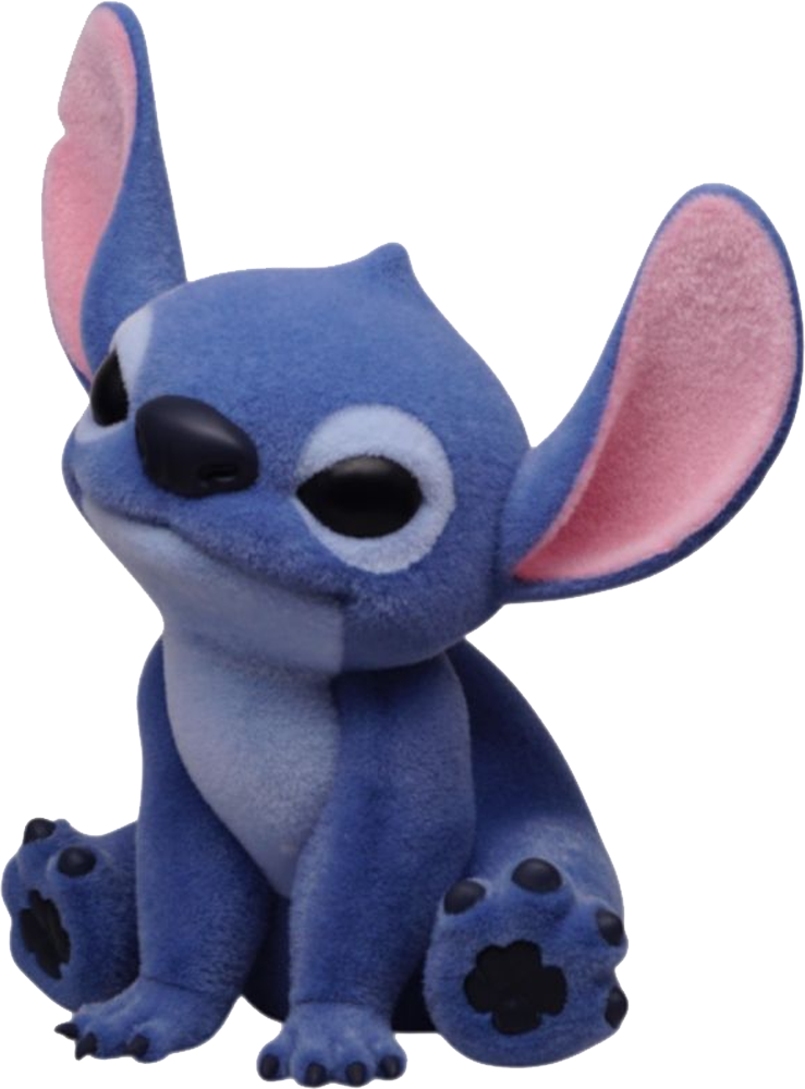 Lilo &amp; Stitch (2025) - Figura de Stitch en PVC flocada