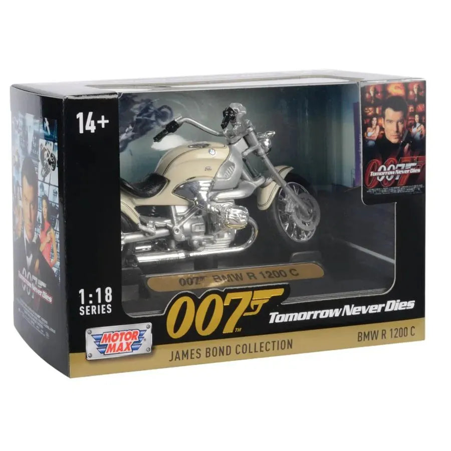 MOT79845 James Bond Collection - 1:18 Scale Bmw R1200C - Motormax - Titan Pop Culture