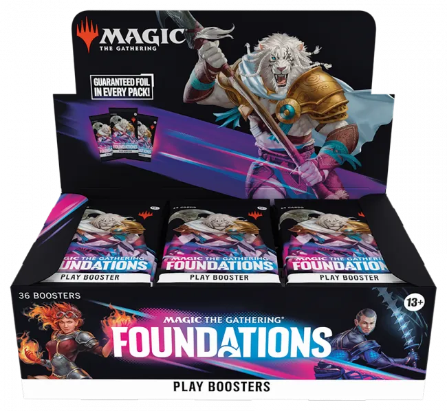 VR-120806 Magic the Gathering Foundations Play Boosters (36 Boosters Per Display) - Wizards of the Coast - Titan Pop Culture