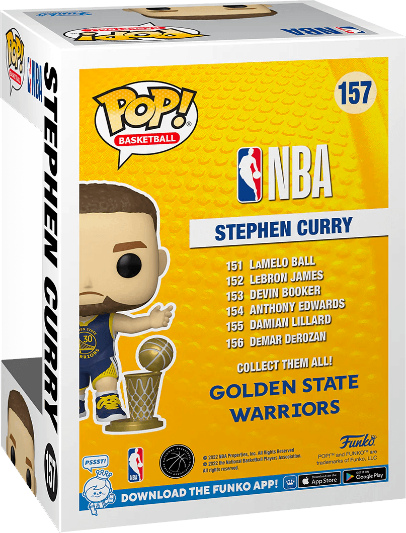 NBA: Warriors - Stephen Curry Championship Trophy US Exclusive Pop! Vinyl [RS] Funko Titan Pop Culture