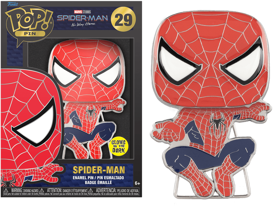 FUNMVPP0086 Spider-Man: No Way Home - Friendly Neighbourhood Spider-Man 4" Pop! Pin - Funko - Titan Pop Culture