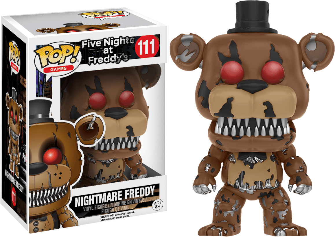 FUN11064 Five Nights at Freddy's - Nightmare Freddy Pop! Vinyl - Funko - Titan Pop Culture