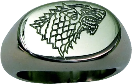 OGD299919S7 A Game of Thrones - Stark Ring Size 7 - Olga Ganoudis - Titan Pop Culture