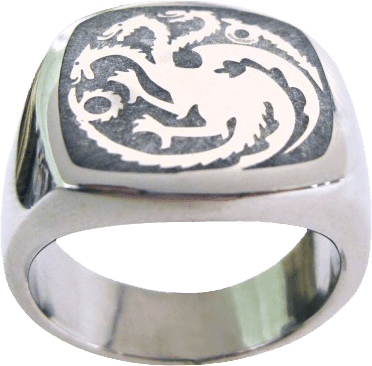 OGD304917S7 A Game of Thrones - Targaryen Ring Size 7 - Olga Ganoudis - Titan Pop Culture