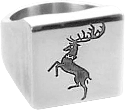 OGD433834S10 A Game of Thrones - Baratheon Ring Size 10 - Olga Ganoudis - Titan Pop Culture