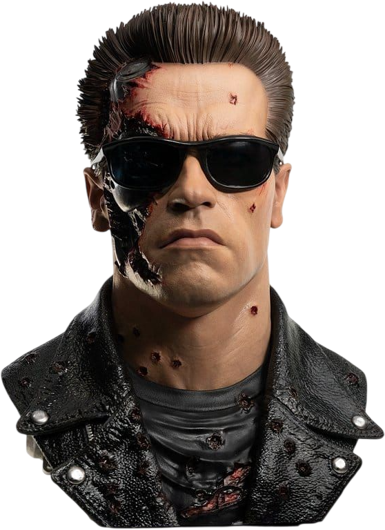 Terminator 2 - T-800 Model 101 Battle Damaged Art Mask