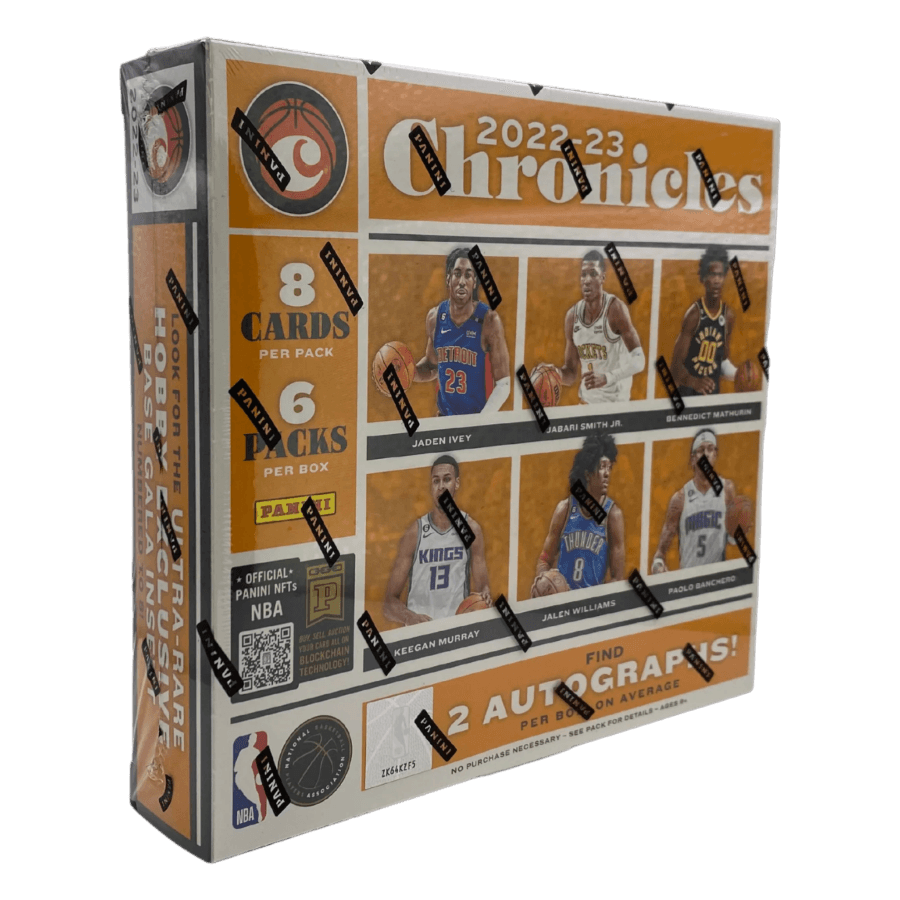 PAN14229 NBA - 2022/23 Chronicles Hobby Basketball Trading Cards [Display of 6] - Panini - Titan Pop Culture