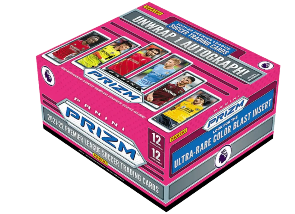 PAN97707 Soccer - 2021/22 Prizm Premier League Cards (Display of 12) - Panini - Titan Pop Culture