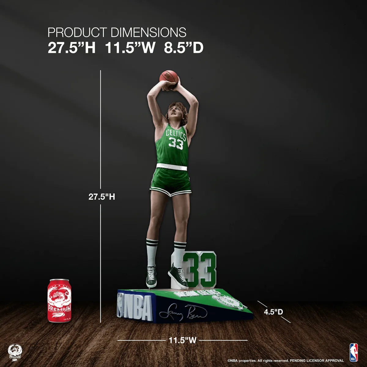 PCS913080 NBA - Larry Bird 1:4 Statue - Pop Culture Shock Collectibles - Titan Pop Culture