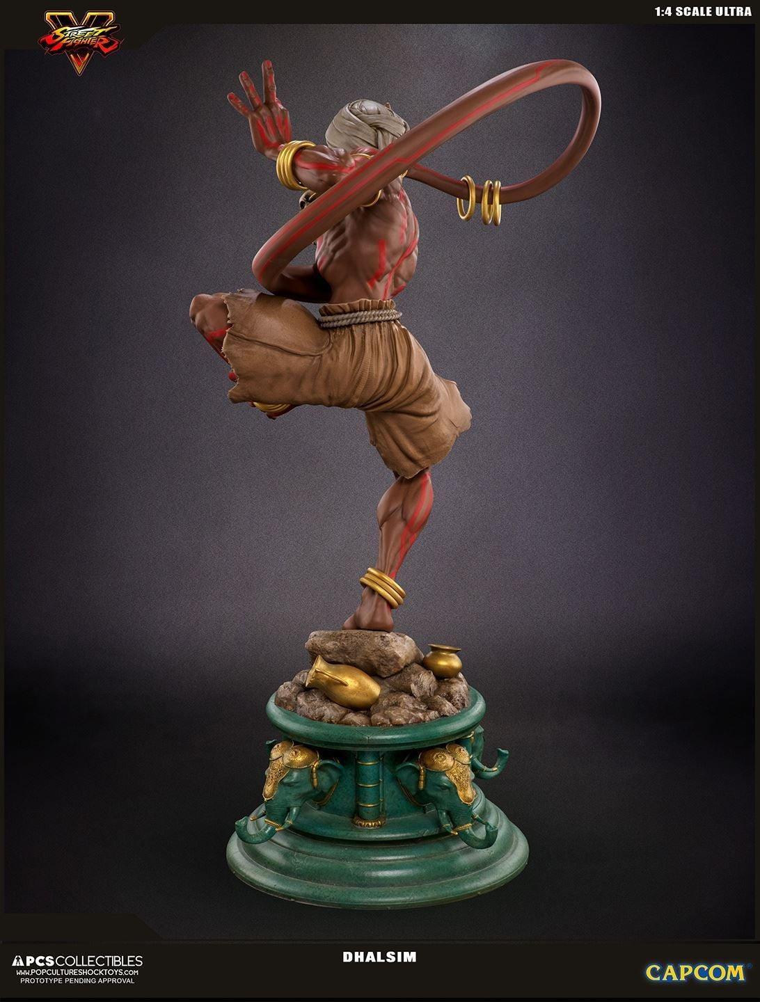 PCSDHALSIM005 Street Fighter V - Dhalsim 1:4 Scale Statue - Pop Culture Shock Collectables - Titan Pop Culture