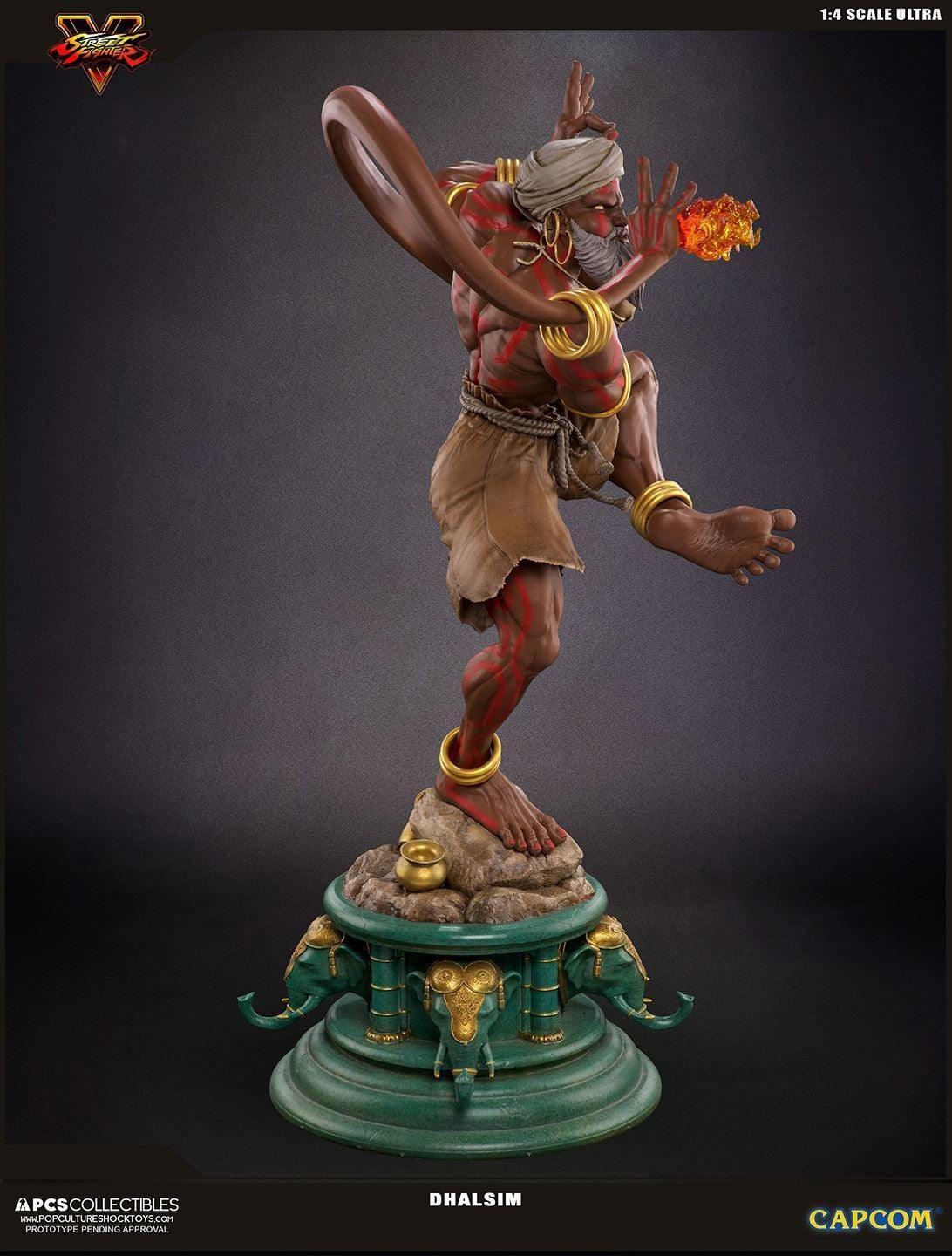 PCSDHALSIM005 Street Fighter V - Dhalsim 1:4 Scale Statue - Pop Culture Shock Collectables - Titan Pop Culture