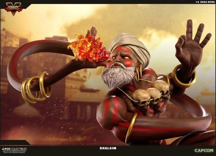 PCSDHALSIM005 Street Fighter V - Dhalsim 1:4 Scale Statue - Pop Culture Shock Collectables - Titan Pop Culture