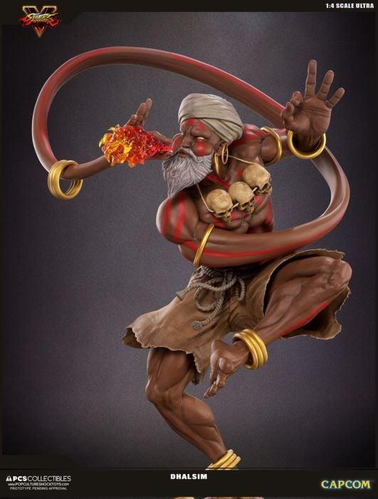 PCSDHALSIM005 Street Fighter V - Dhalsim 1:4 Scale Statue - Pop Culture Shock Collectables - Titan Pop Culture