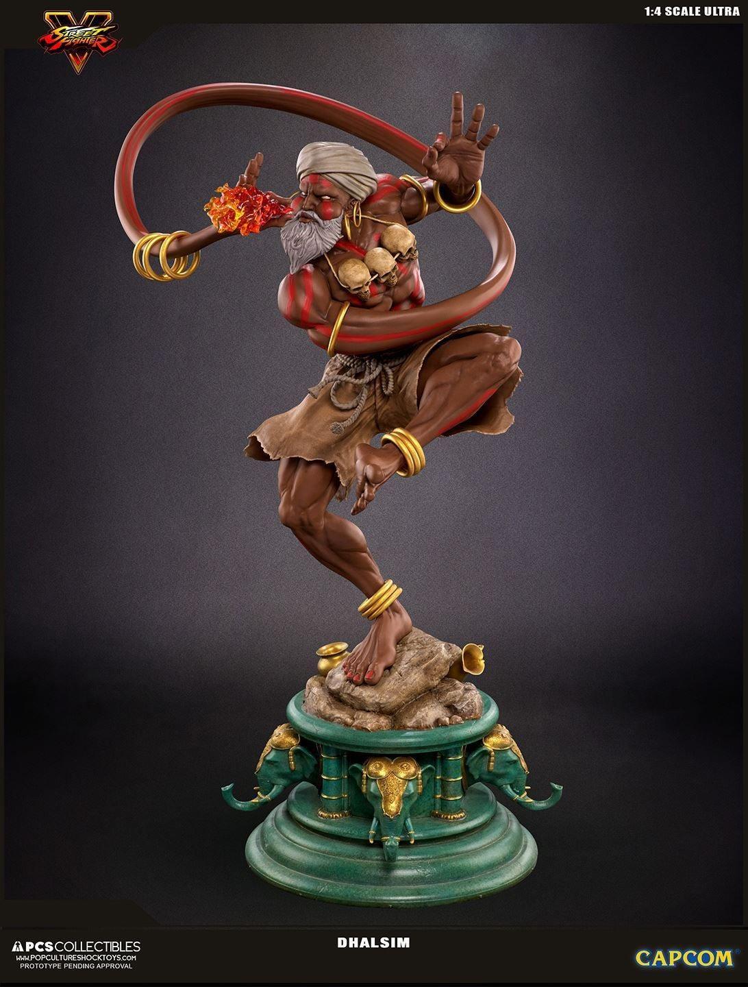 PCSDHALSIM005 Street Fighter V - Dhalsim 1:4 Scale Statue - Pop Culture Shock Collectables - Titan Pop Culture