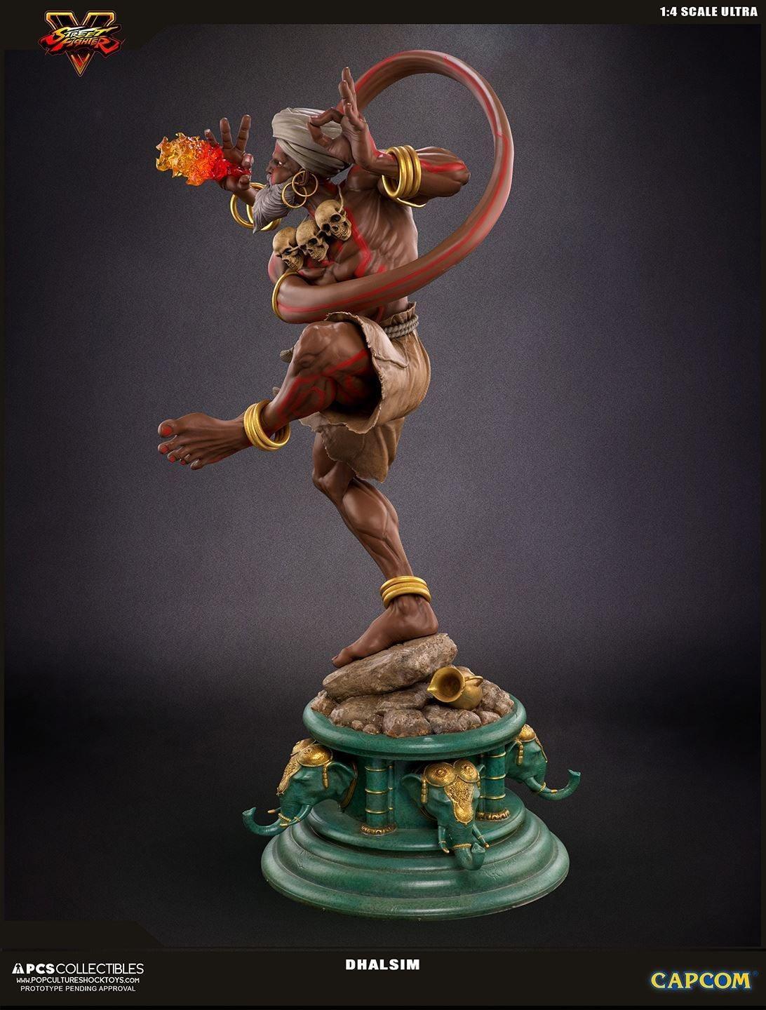 PCSDHALSIM005 Street Fighter V - Dhalsim 1:4 Scale Statue - Pop Culture Shock Collectables - Titan Pop Culture