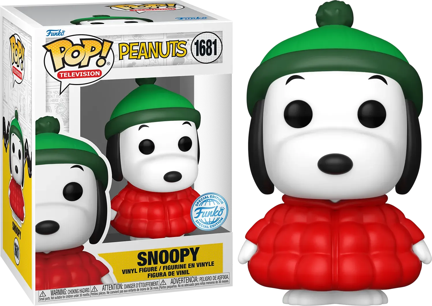  Peanuts - Snoopy in Coat US Exclusive- Chase Bundle / Case [RS] - Funko - Titan Pop Culture