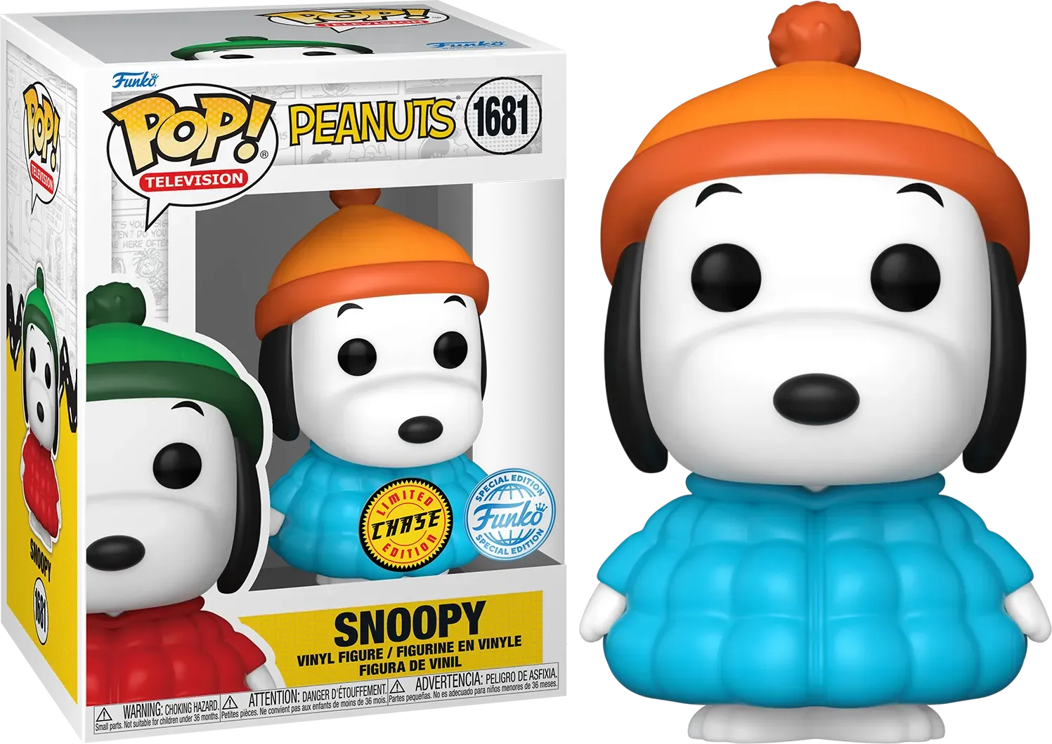  Peanuts - Snoopy in Coat US Exclusive- Chase Bundle / Case [RS] - Funko - Titan Pop Culture